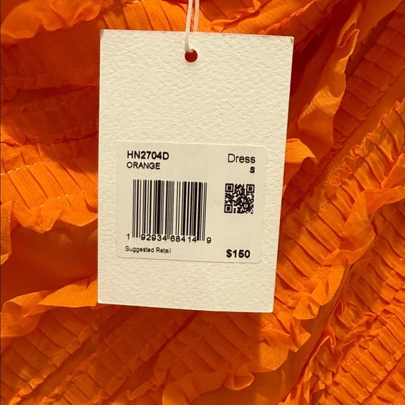 Endless Rose Vibrant Orange Ruffle Maxi Dress - Picture 3 of 4